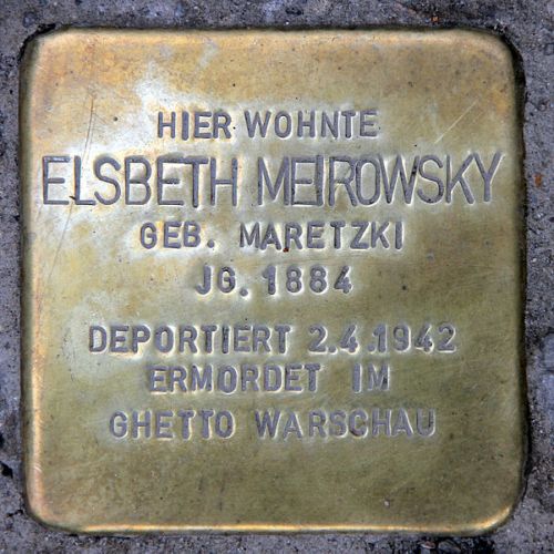 Stolpersteine Seesener Strae 18 #1