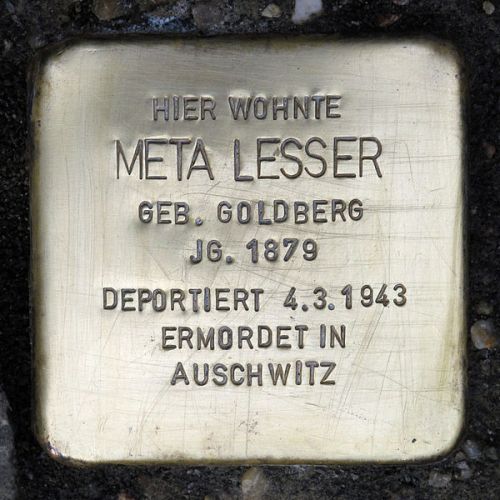 Stolpersteine Poststraße 12