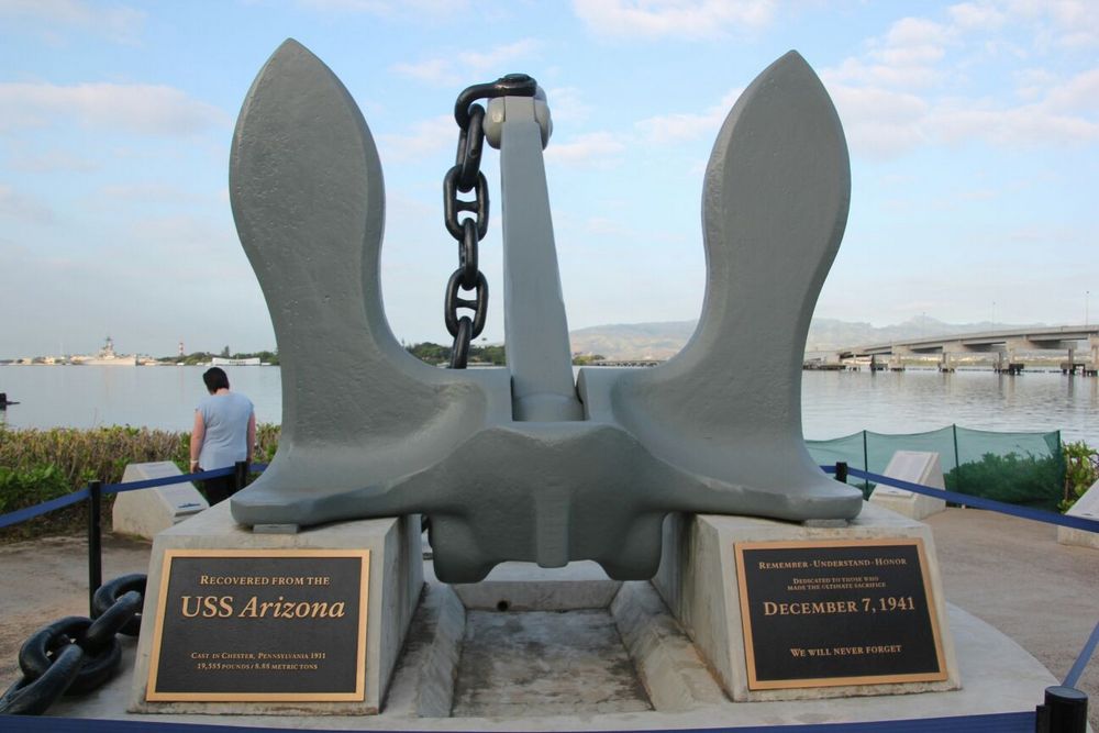 Memorial Anchor USS Arizona #1