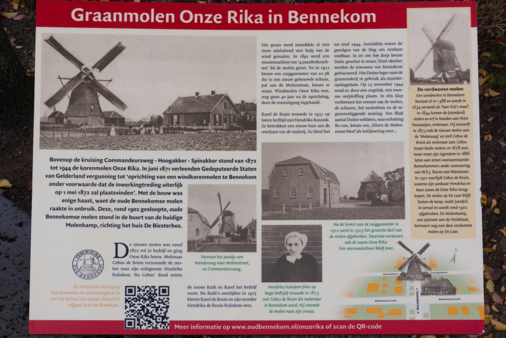 Information Sign Mill Onze Rika #2