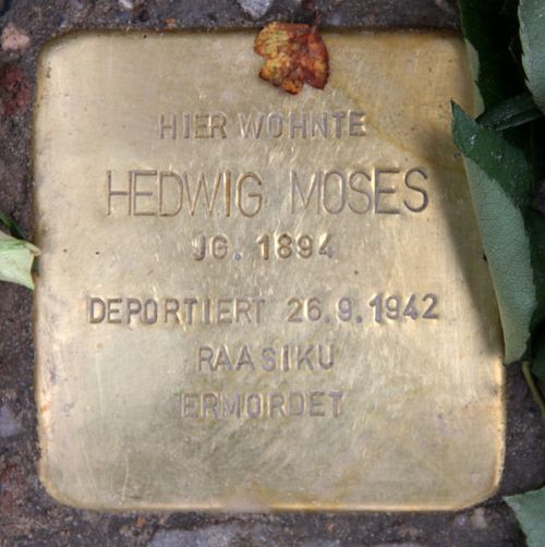 Stolpersteine Witzlebenstraße 16 #3