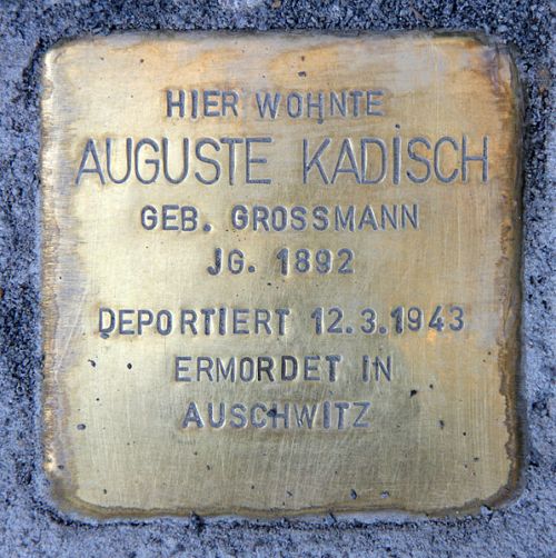 Stolpersteine Thomasiusstraße 3 #3