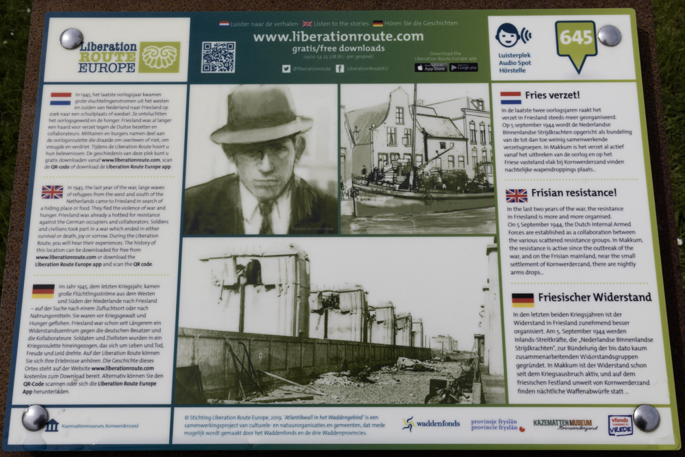 Liberation Route Marker 645: Frisian resistance! #2