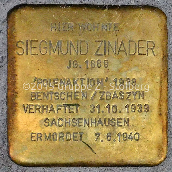 Stolpersteine Steinweg 57