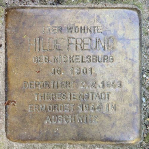 Stumbling Stones Mommsenstraße 52 #2