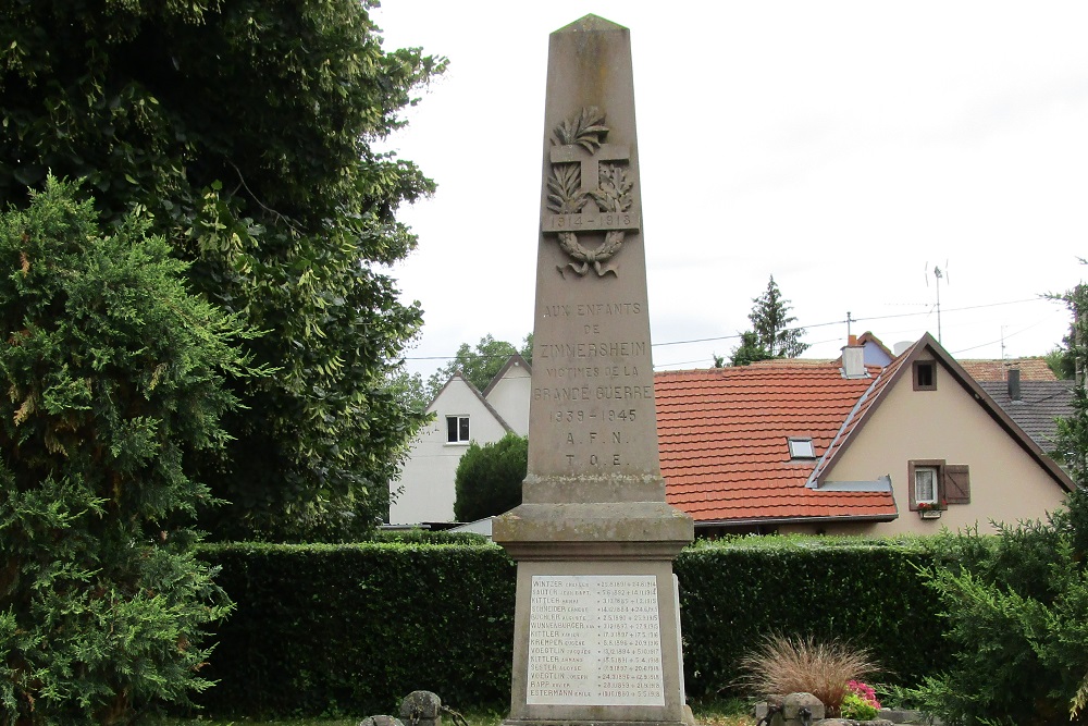 Oorlogsmonument Zimmersheim #2