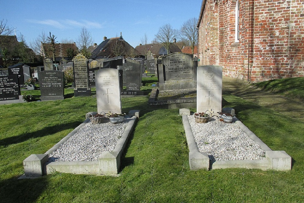 Commonwealth War Graves Protestant Churchyard Nes #2