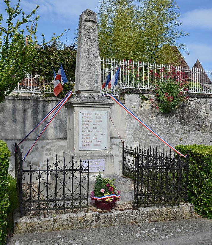 Oorlogsmonument Lusignac