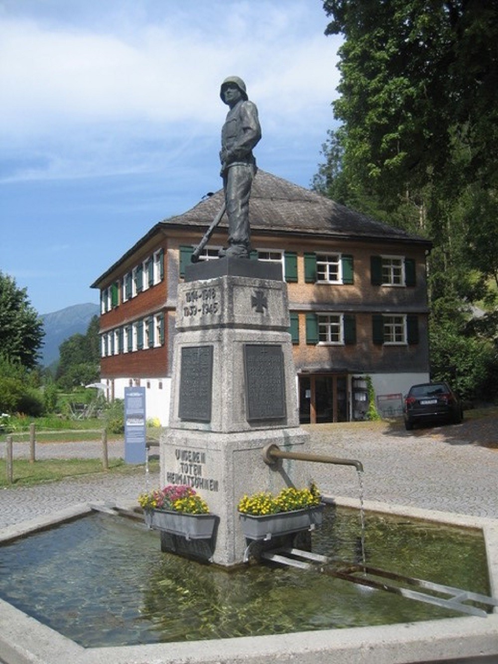 Monument To The Dead And Missing From WWI And WWII Schoppernau #3