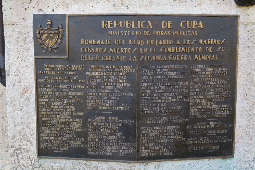 WW2 Naval Memorial Havana #2