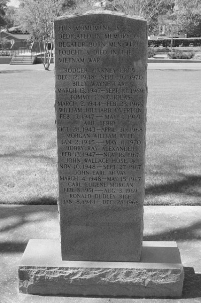 Monument Vietnam-Oorlog Morgan County #1