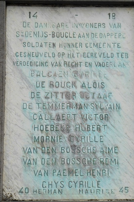 Gedenkteken Oorlogsslachtoffers Sint-Denijs-Boekel #4