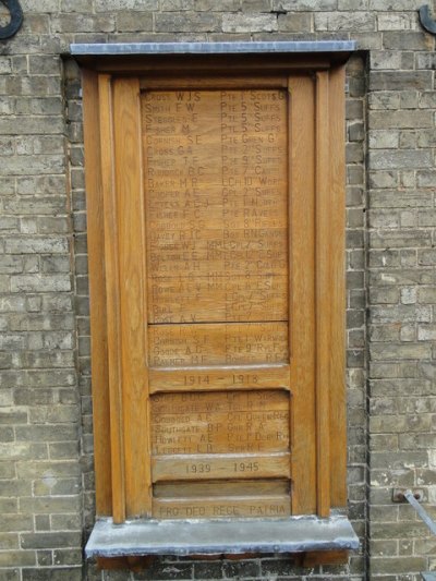 Oorlogsmonument Woolpit