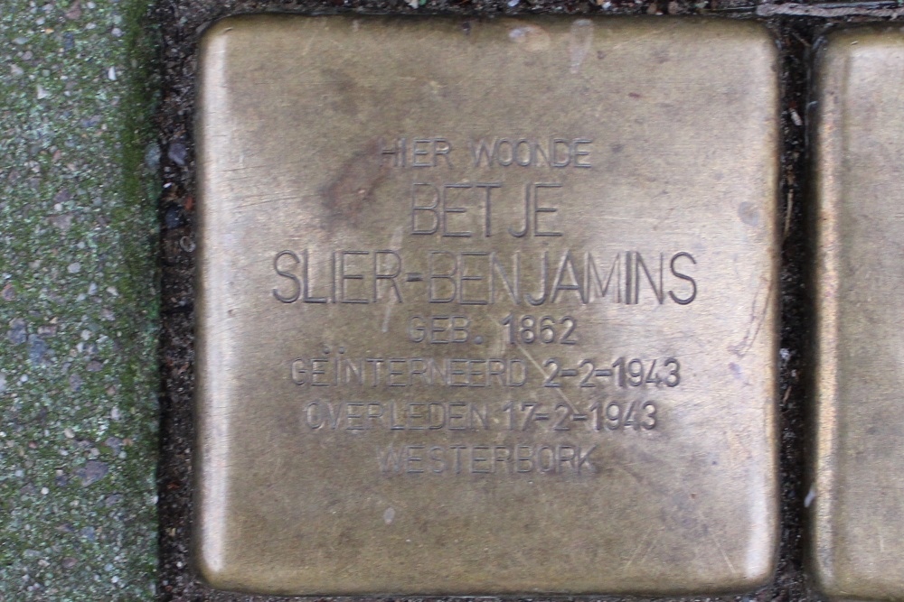 Stolpersteine Vrolikstraat 291 #2