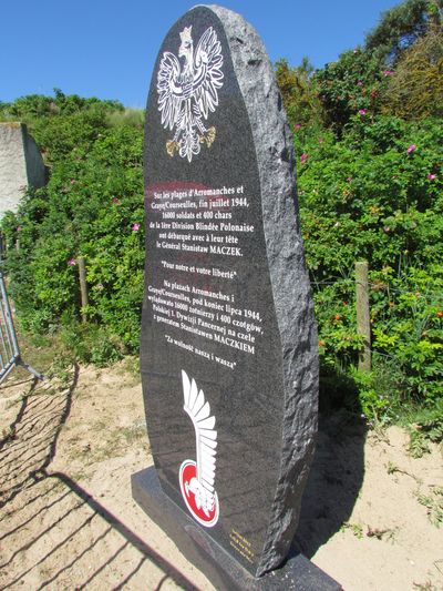 Memorial First Polish Armoured Division Graye-sur-Mer #4