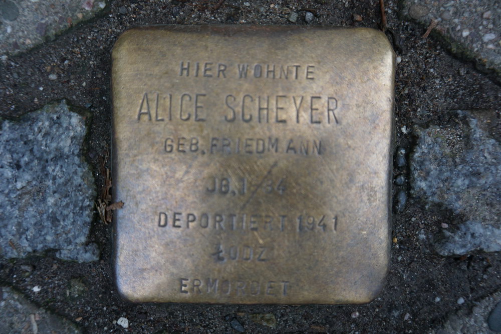 Stolperstein Maria-Hilf-Strae 17 #1