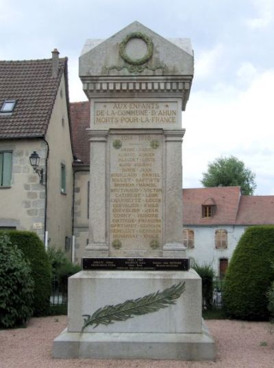 Oorlogsmonument Ahun