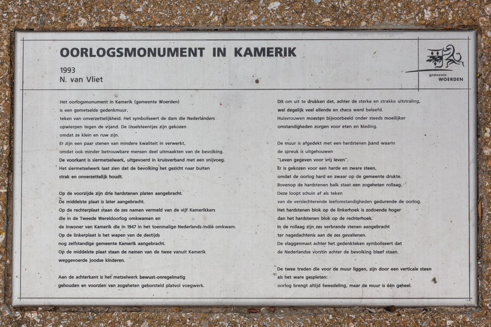 Oorlogsmonument Kamerik #6