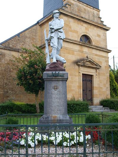 Oorlogsmonument Montcheutin