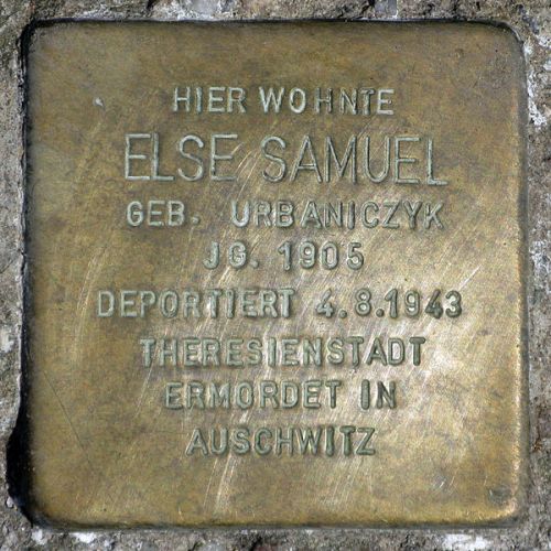 Stolpersteine Groninger Strae 36 #1