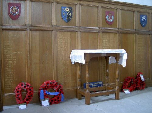 Oorlogsmonument St. Tewdric's Mathern Church #1