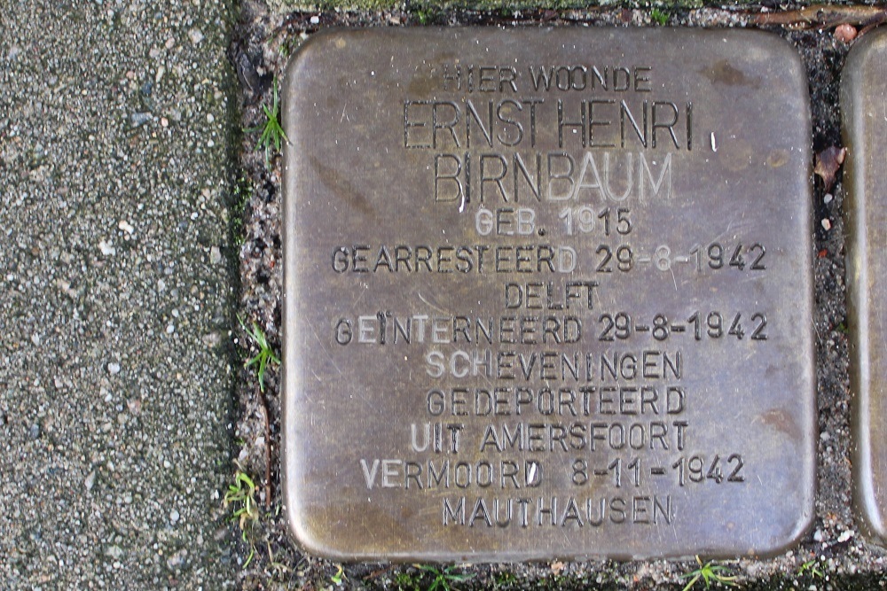 Stolpersteine Johannes Vermeerstraat 18 #2