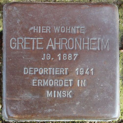 Stolpersteine Ulmenstrae 3 #2