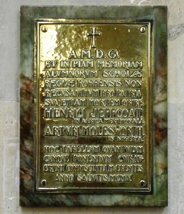 Memorials Rochester Cathedral #2