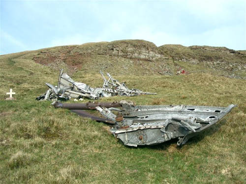 Crash Site & Wreckage Wellington Bomber #1