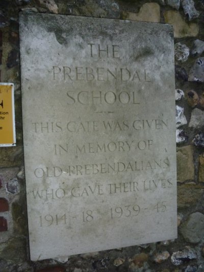 Oorlogsmonument Prebendal School #1