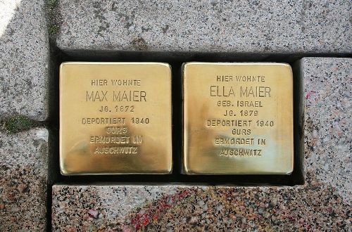 Stolpersteine Waldprechtsstrae 1