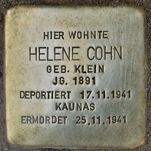 Stolpersteine Stargarder Strae 38a #2