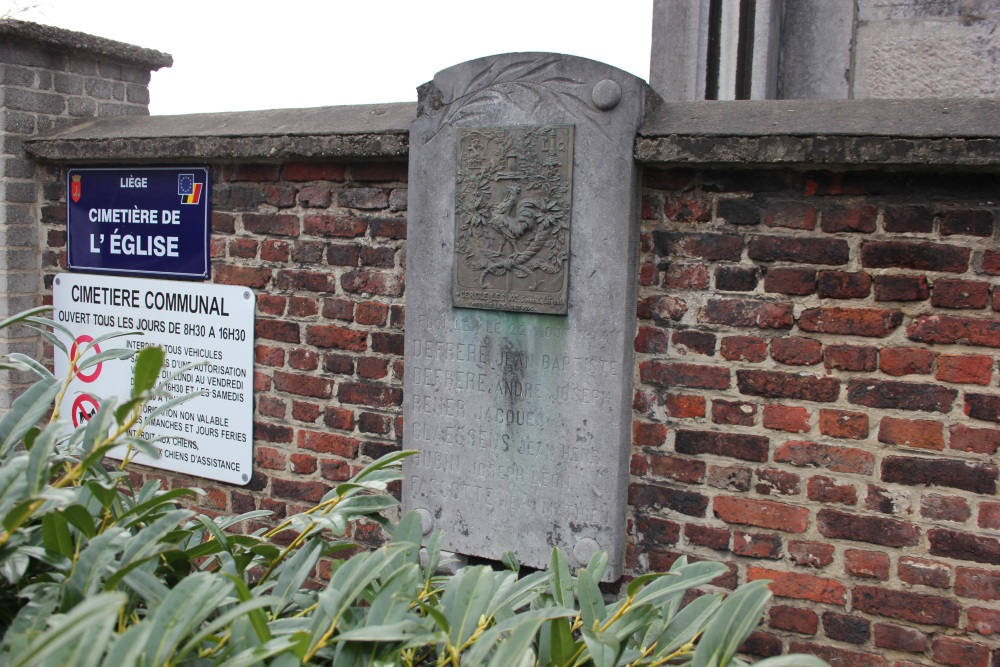 Commemorative Plate Executed Civilians Bois-de-Breux #1