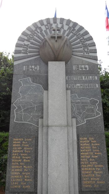 Memorial Resistance Fighters Pont--Mousson #2