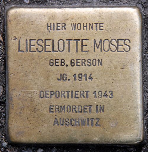 Stolperstein Falckensteinstrae 49 #1