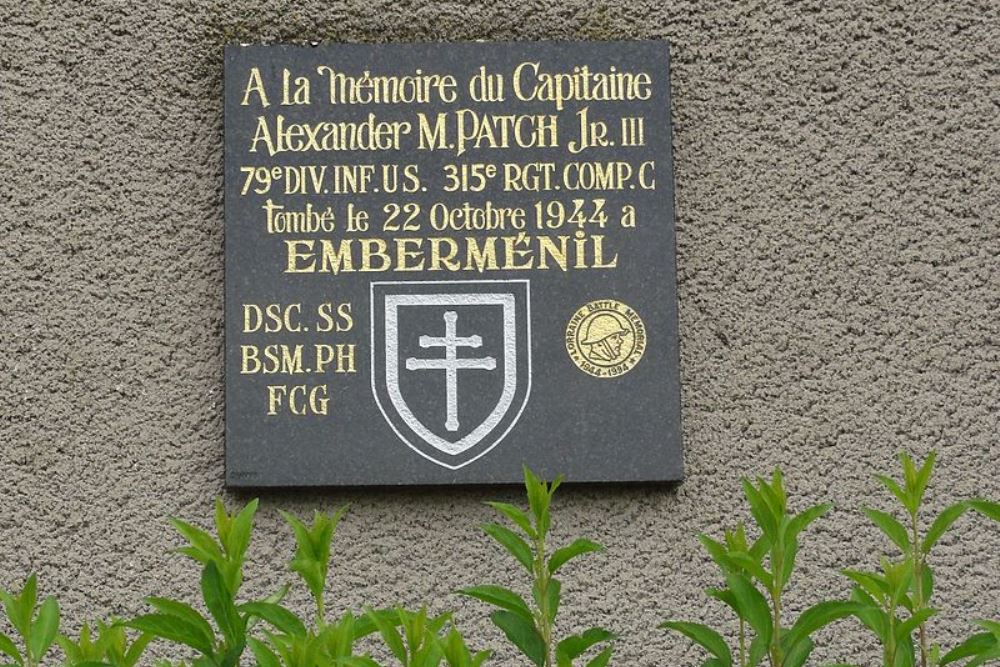 Memorial Captain Alexander M. Patch Jr. III