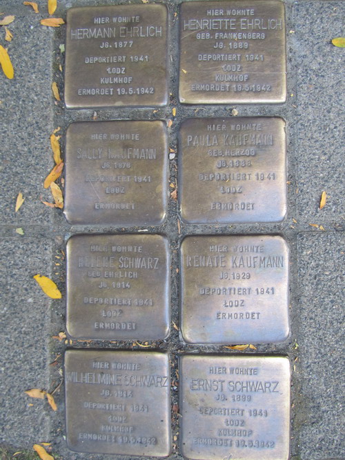 Stolpersteine Nubaumerstrae 7