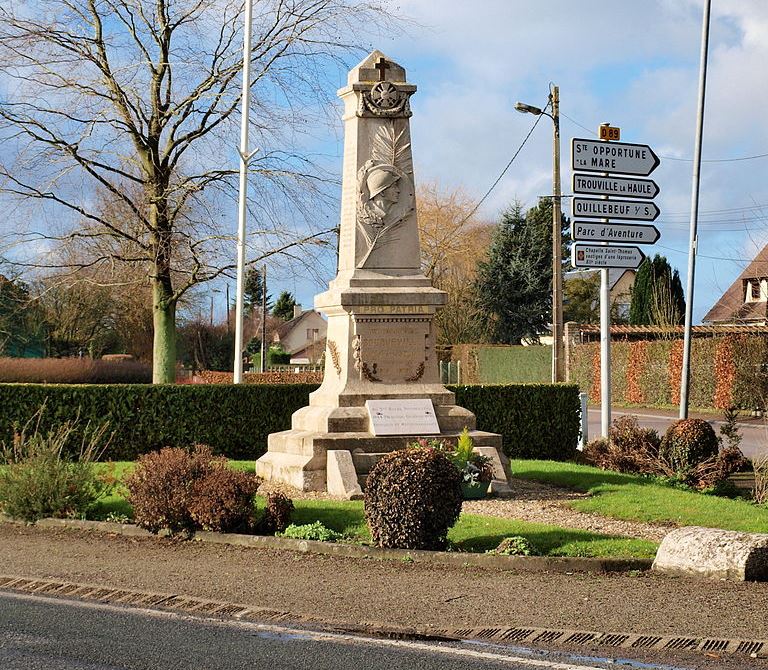 Oorlogsmonument Bourneville #1