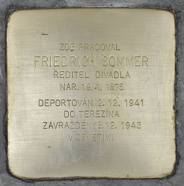 Remembrance Stones nám. Dr. E. Beneše 462/27 #2