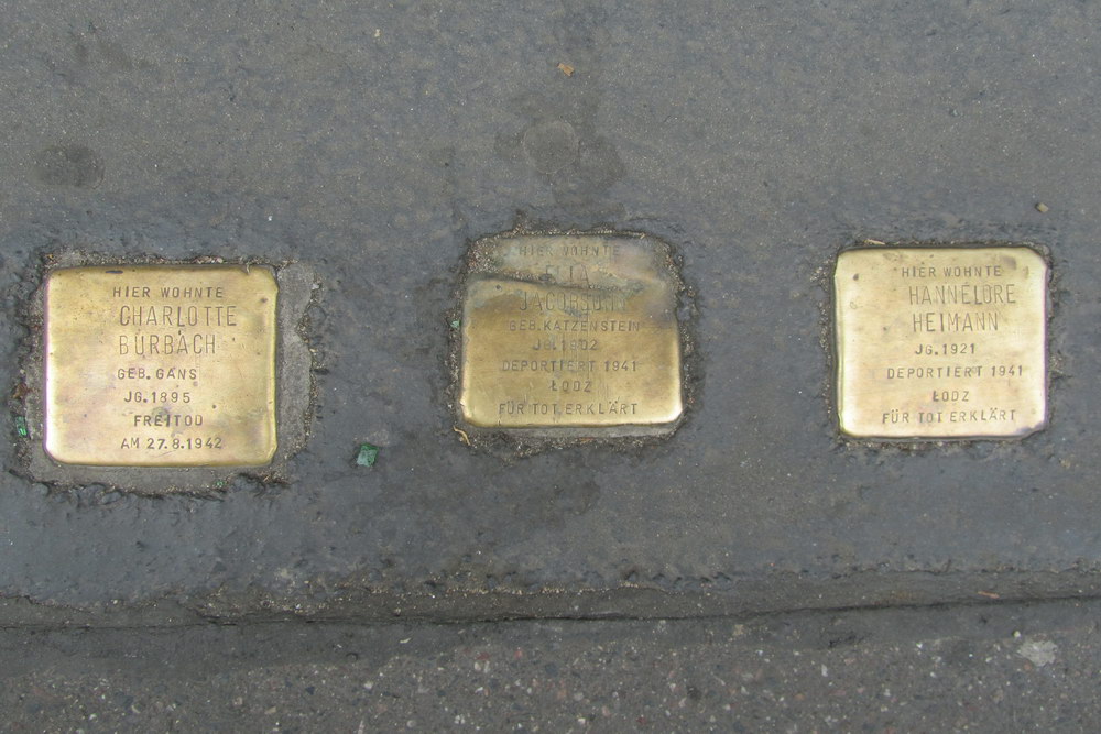 Stolpersteine Zlpicher Strae 302 #1