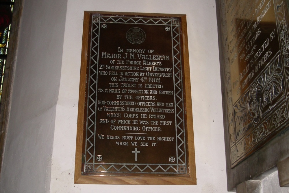 Memorials St Mary Magdalen Church Taunton