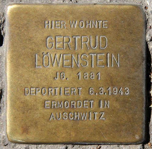 Stolpersteine Karl-Marx-Strae 16 #3