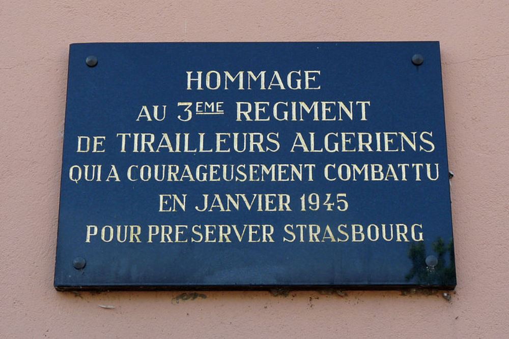 Memorial 3e Rgiment de Tirailleurs Algriens