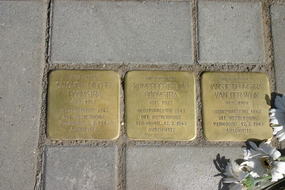 Stolpersteine Klaas Woltjerweg 9