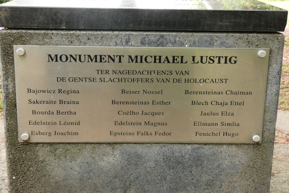 Michael Lustig Holocaust monument Gent #2