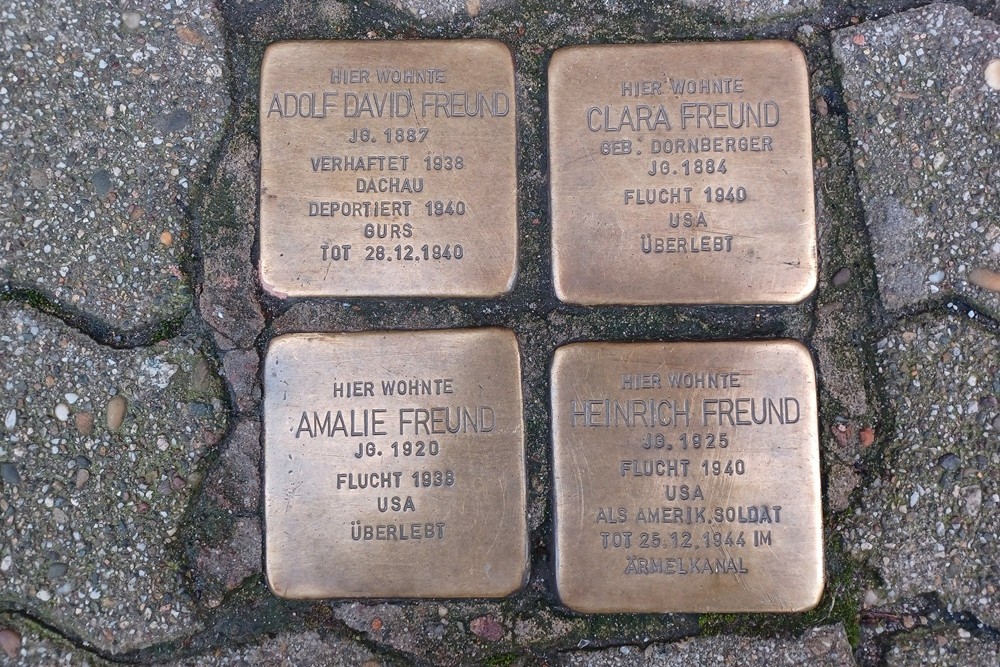 Stolpersteine Rohrbacherstraße 77a #1