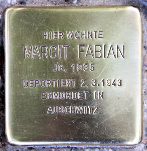 Stolpersteine Stirnerstraße 1 #2