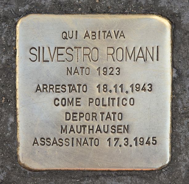 Stolperstein Via Pila 37