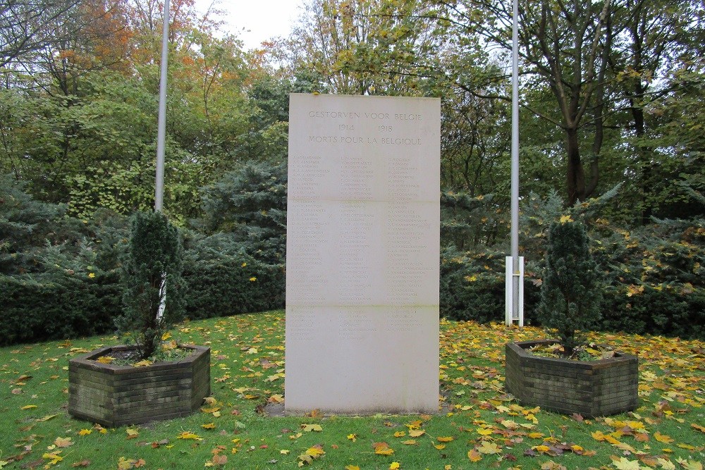 Memorial Died Belgian Soldiers Oostergaarde Communal Cemetery Harderwijk #1