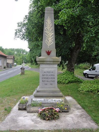 Oorlogsmonument Fontaine-la-Rivire en Saint-Cyr-la-Rivire #1